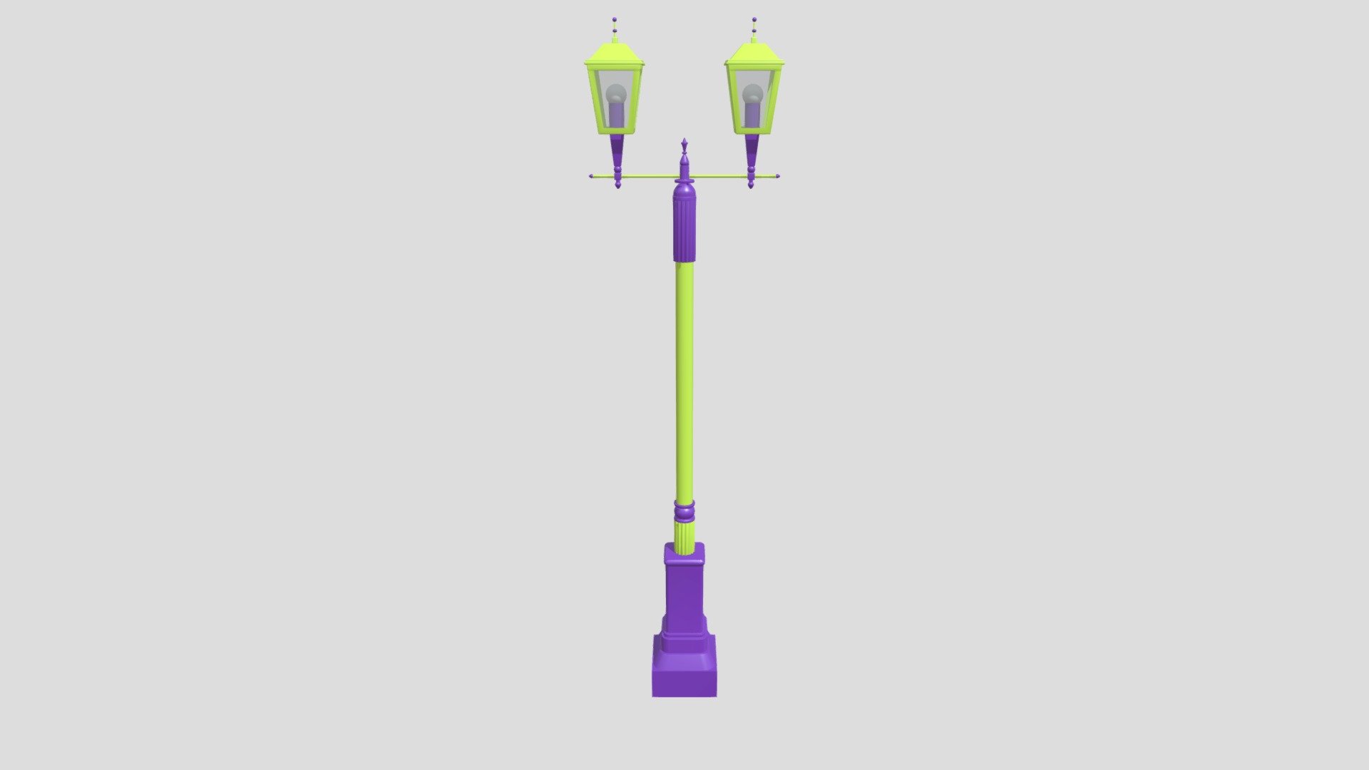 Street Light Download Free 3D model by Adeel Qadir (adeelqadir2021
