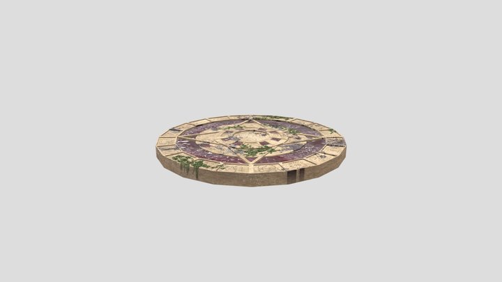 Bloody Aztec Platform 3D Model