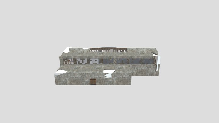 Factory Hall 3D Model