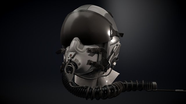Pilot helmet HGU-55 3D Model