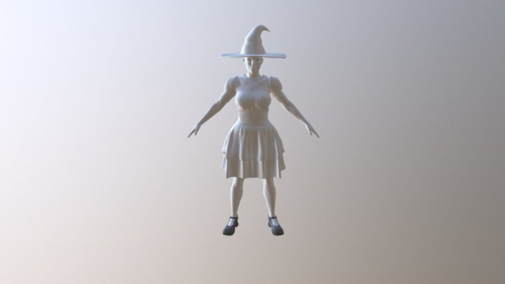 Witchy 3D Model