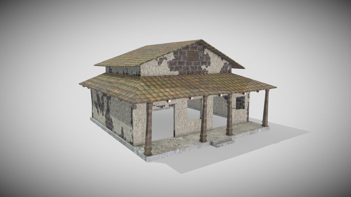 indian house - gameasset 3D Model