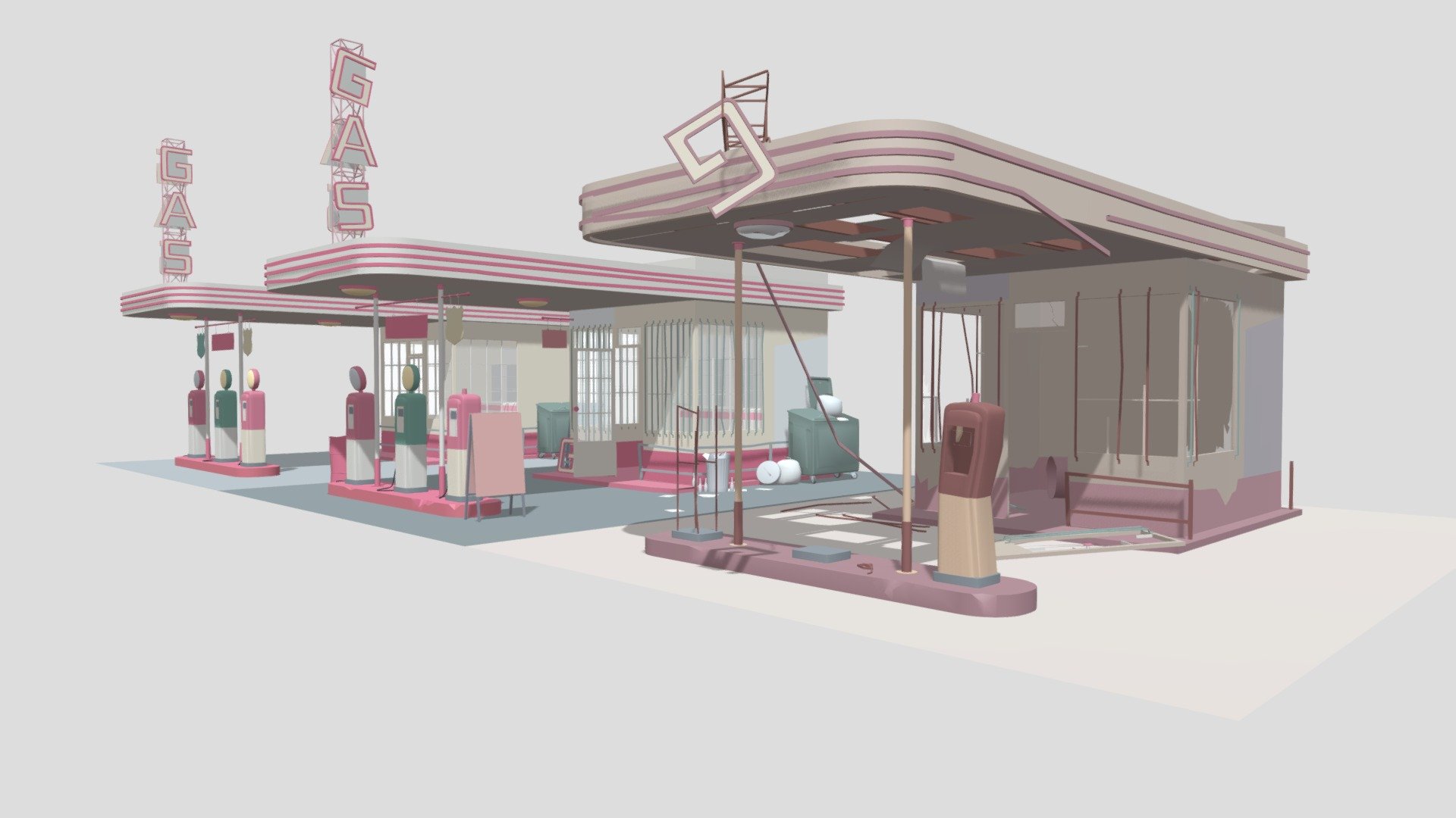 gas_stations Download Free 3D model by John_Constantine [3f2b32d