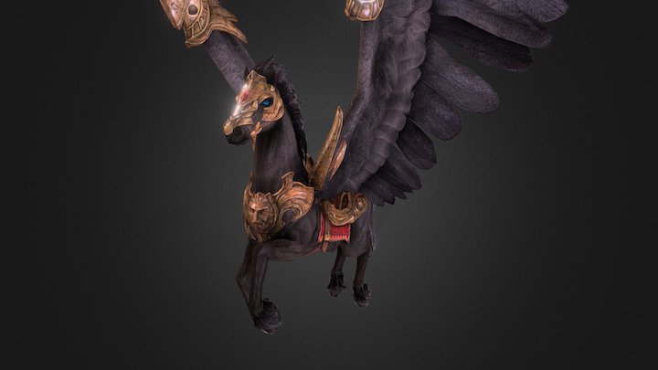 Pegasus Idle 3D Model