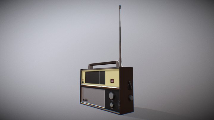 radio VEF-202 3D Model
