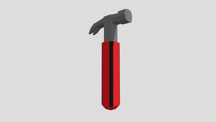 Low Poly Hammer