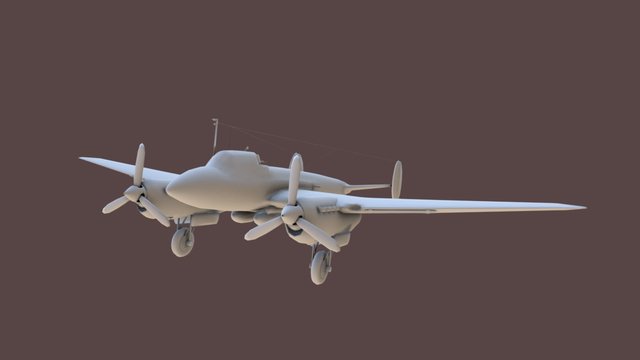 Pe2 1944 3D Model
