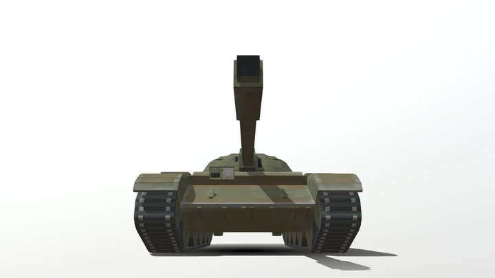 T-54/55 (Blockbench) 3D Model