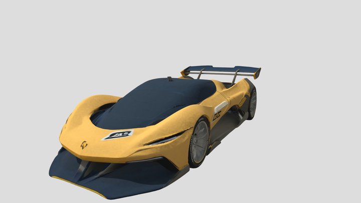Corvette CX.R 3D Model