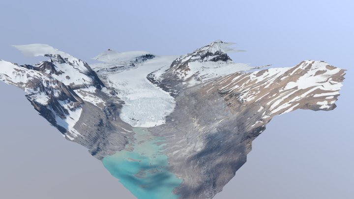 Saskatchewan Glacier 3D Model