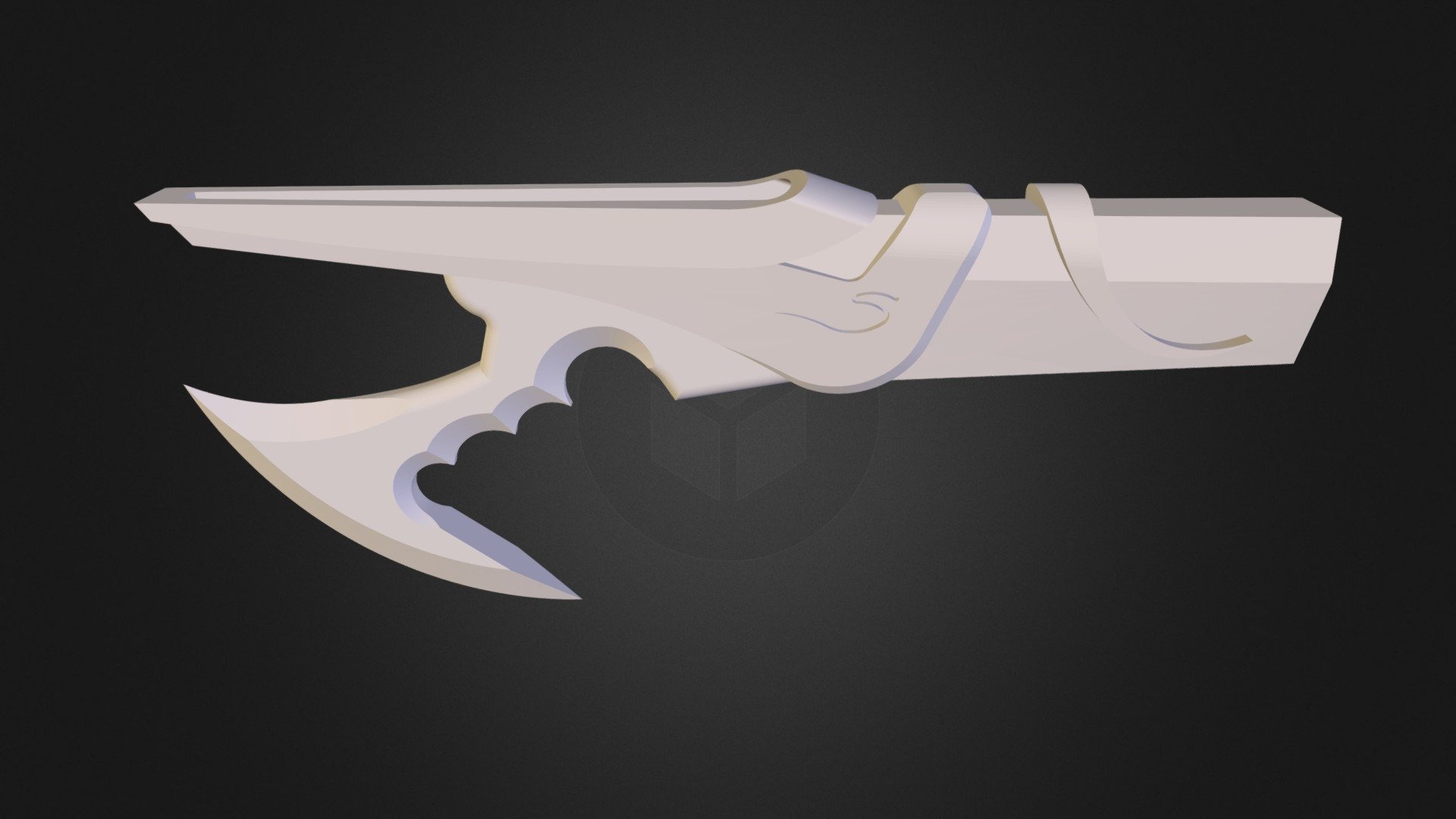 Blade Gun - 3D model by The Hazy Vagrant (@VagrantIndustries) [3f308fa ...