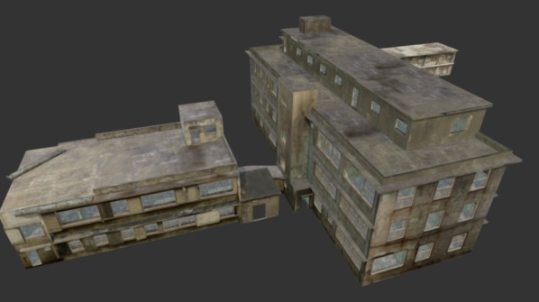 Hashima 病院 - 3D model by E-Factory (@eno1963) [3f30d2c] - Sketchfab
