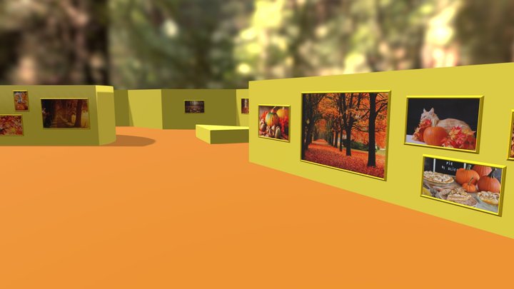 Gallery Colour 3D Model