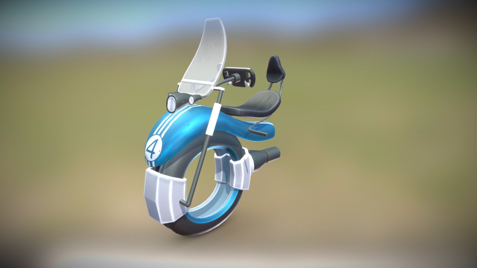 SciFi Space Bike 3D model by Tytan (tylerhalterman) [3f31c28