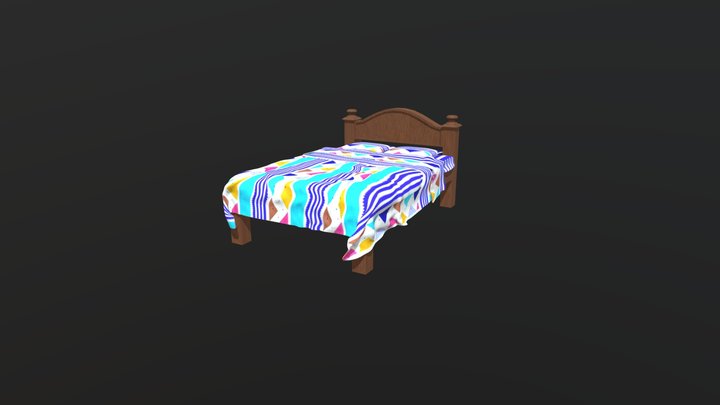 Bed 3d model 3D Model