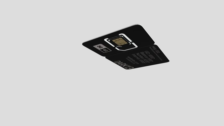 Simify: Best International eSIM Europe Travel 3D Model