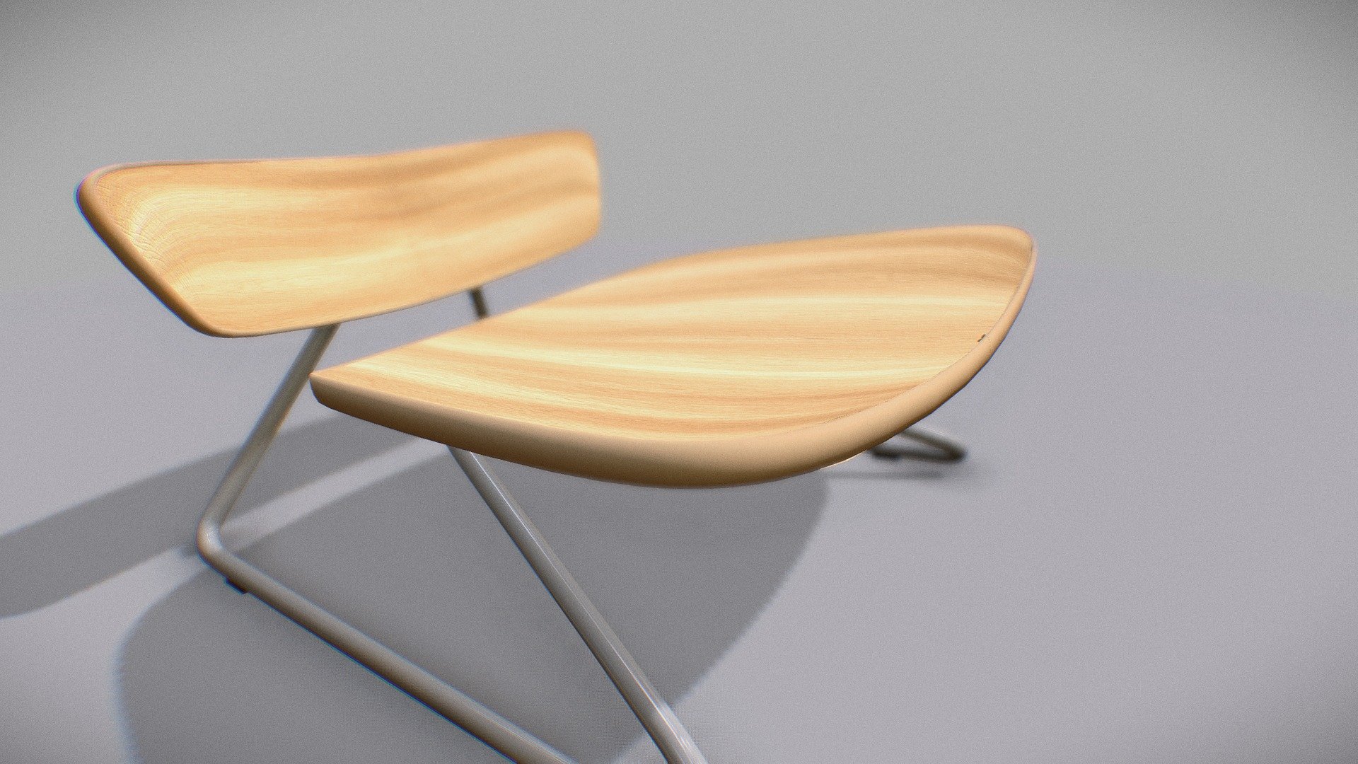 Molded Plywood Chair Download Free 3D model by nickbaker [3f355b4