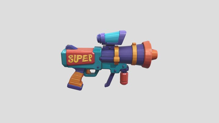 Weapon Rifle And Space Gun - Cyber Dragon WIP