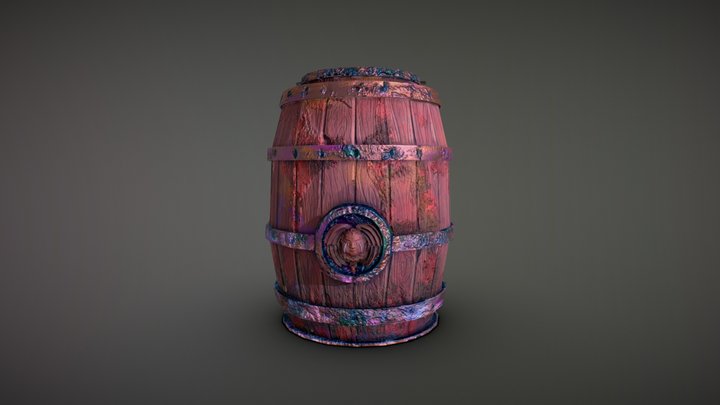 Stillborne Barrel 3D Model