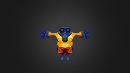 Pyro - Hand Painted 3D Model