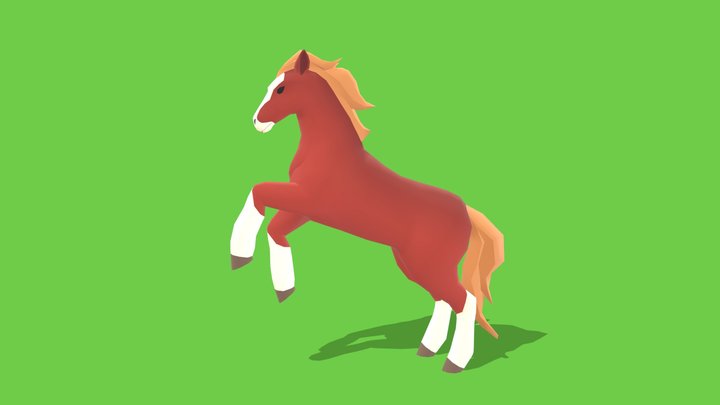 Horse - Animated Low Poly
