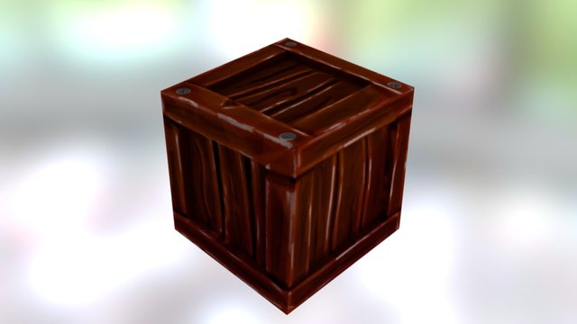 Crate 3D Model