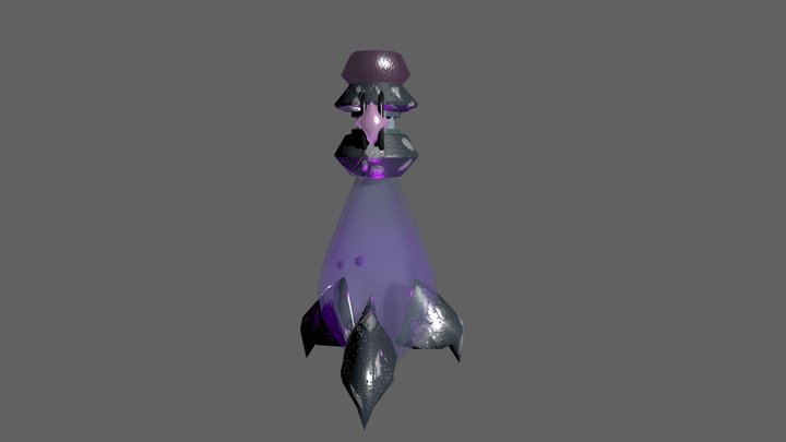 Evil Fairy Bottle 3D Model