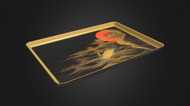 Japanese Tray 01 3D Model