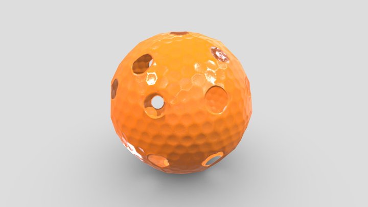 Floorball Ball 3D Model