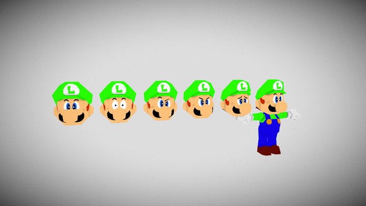 The Beta Mario Brothers Model Pack /with Stanley 3D Model