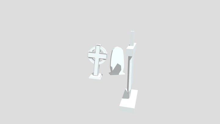 Gravestone 3D Model