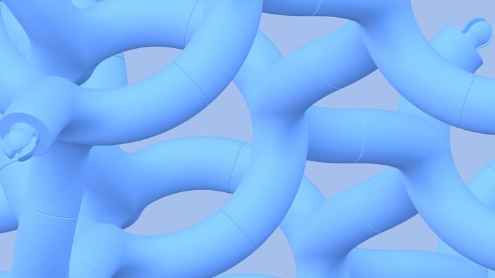 modular net connections 3D Model