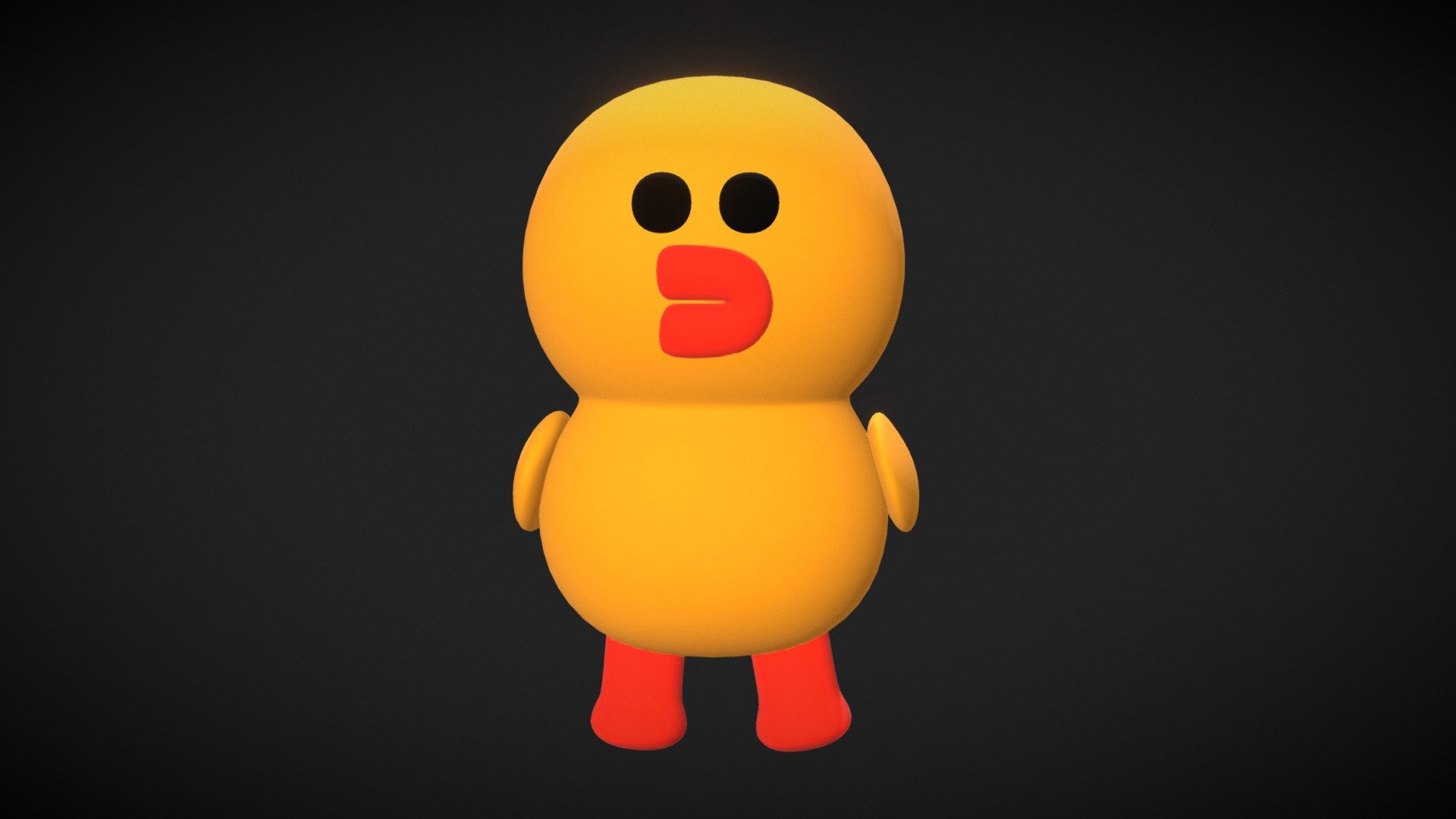 Sally From Line Friends - Download Free 3D model by owosam (@owosam)  [3f3e87f]