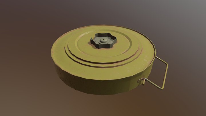 TM-46 Anti-tank landmine 3D Model