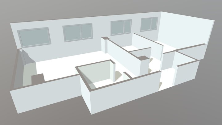 Planta 3d-borrador 3D Model
