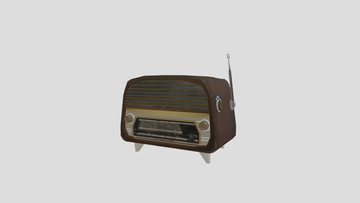 radio 3D Model