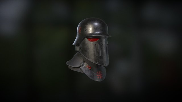Assault Infantry Head Concept 3D Model