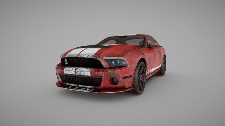 I am Legend.Ford Shelby 2012. 3D Model