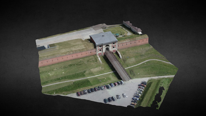 Brama Szczebrzeska, Zamość, Poland 3D Model