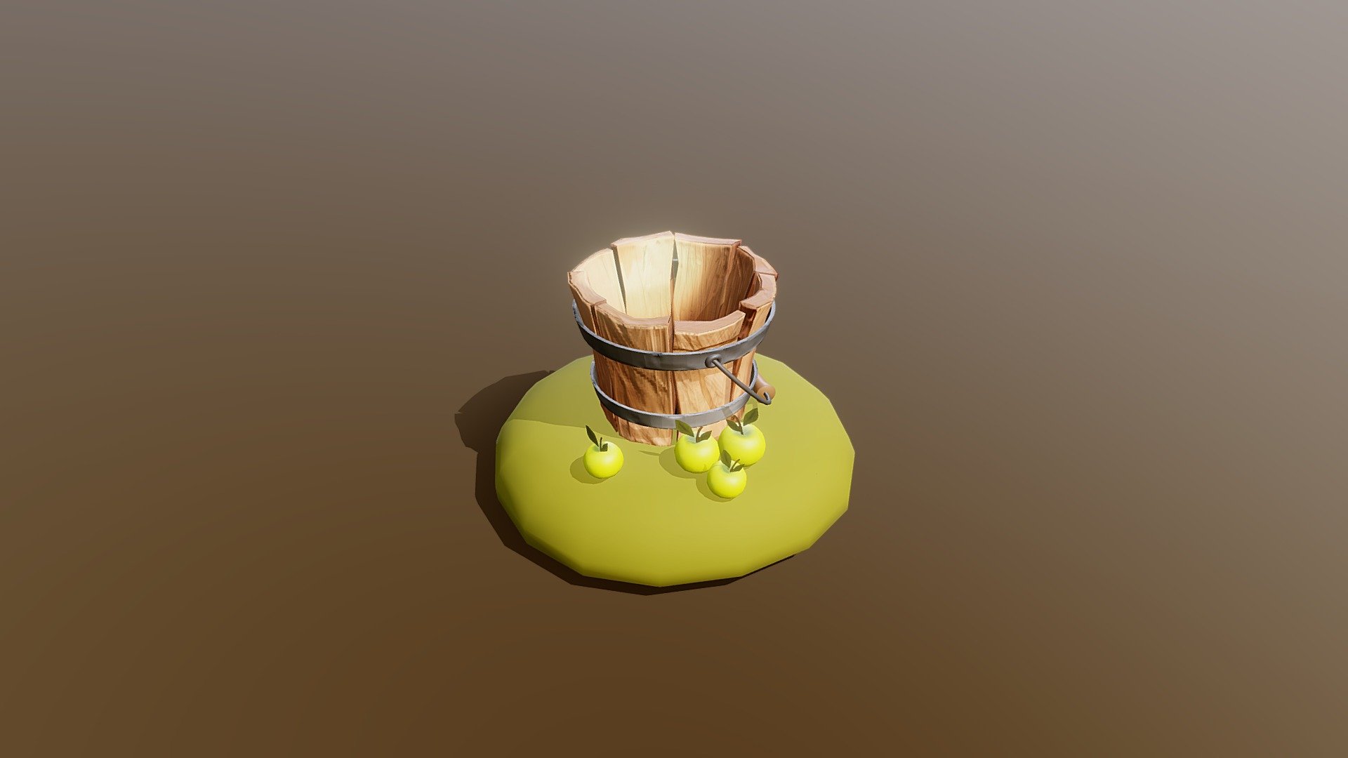 ПАЖИЛОЕ ВЕДРО 3Д OLD BUCKET