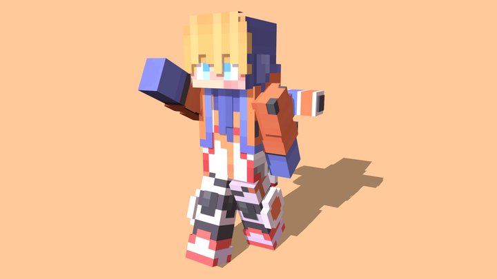 wattson from apex legends 3D Model