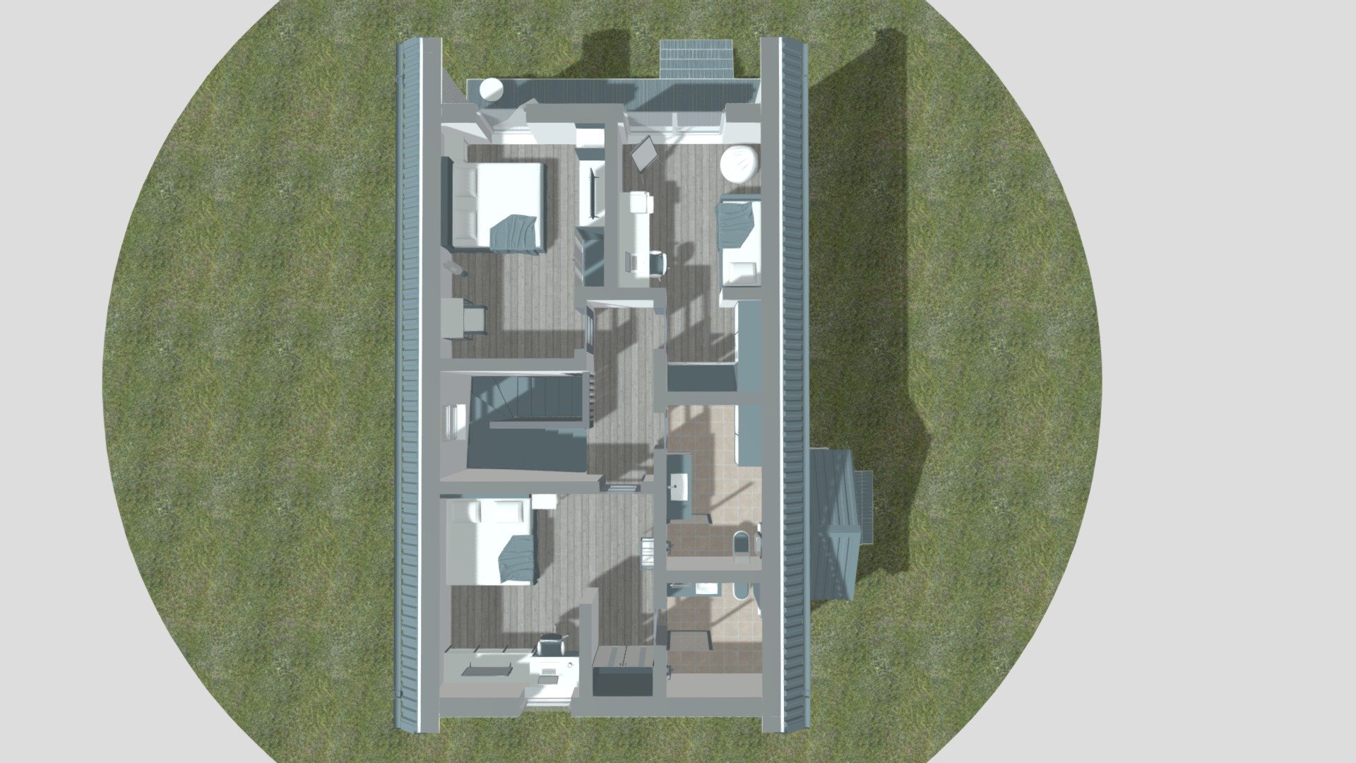 #8Ф_План-2_145_4СП_4СУ - 3D model by KORSAKOV [3f42444] - Sketchfab