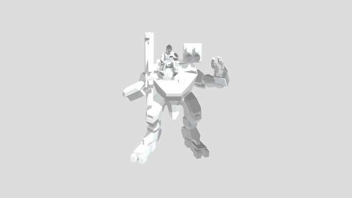 BIPEDAL Mech 3D Model