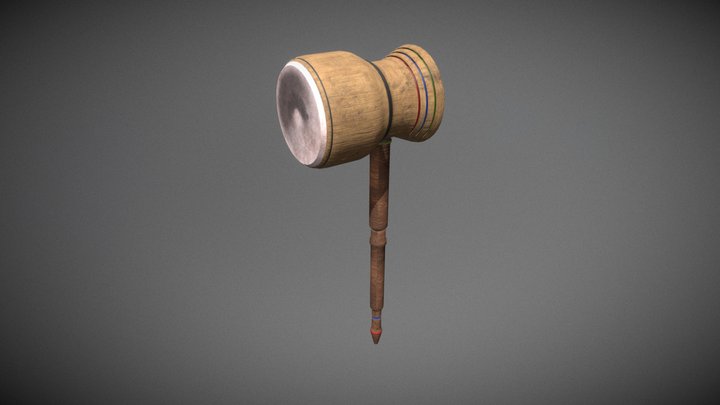 Fortnite PickAxe (Drum Concept) 3D Model