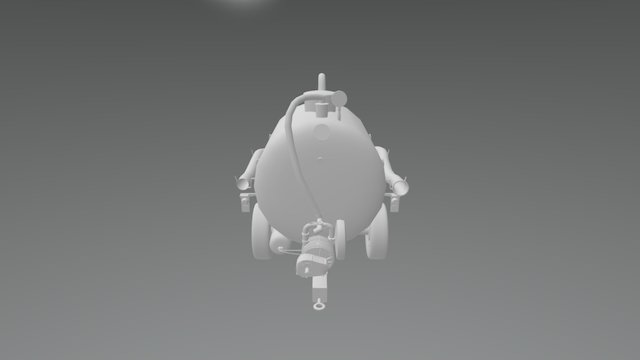 Beczka na gnojówkę oraz wodę 3D Model