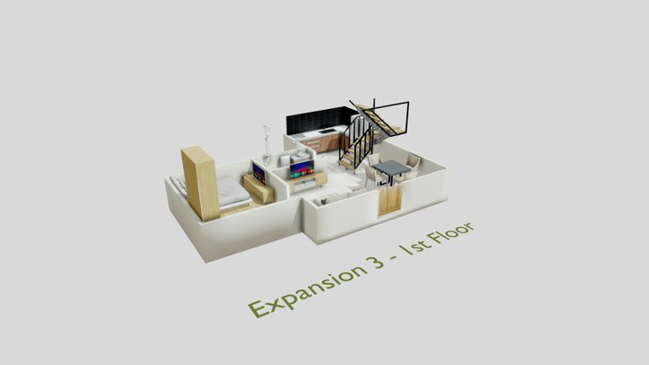Hannah Expansion 3 Floor 1 3D Model
