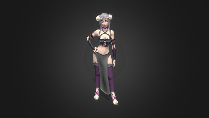 Succubus Girl 3D Model