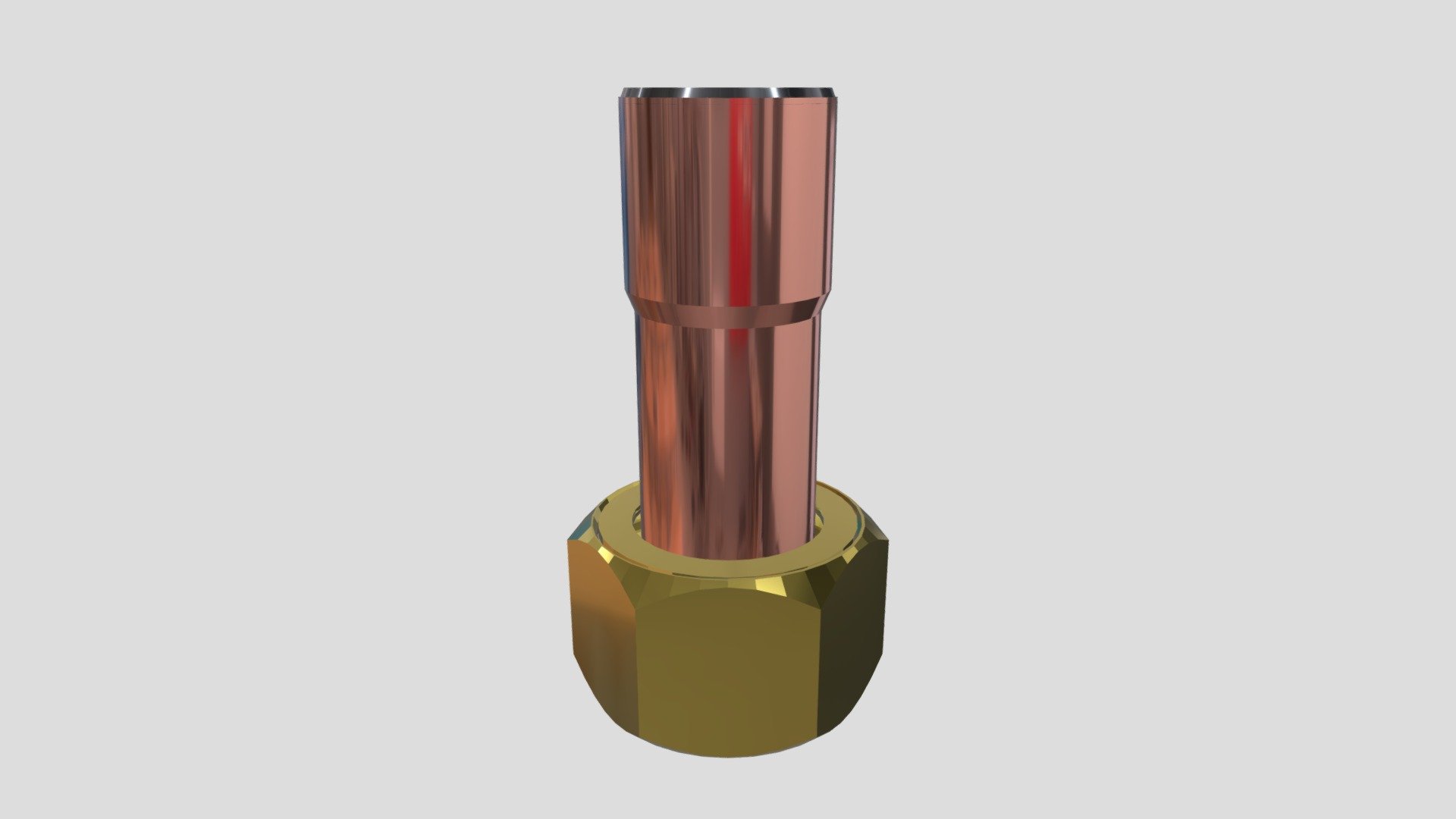 Racor 2 piezas - 3D model by andrescafe [3f468ad] - Sketchfab