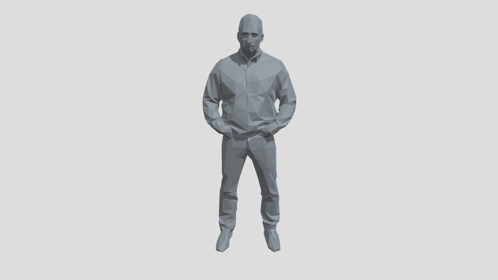 Lowpoly Male Standing