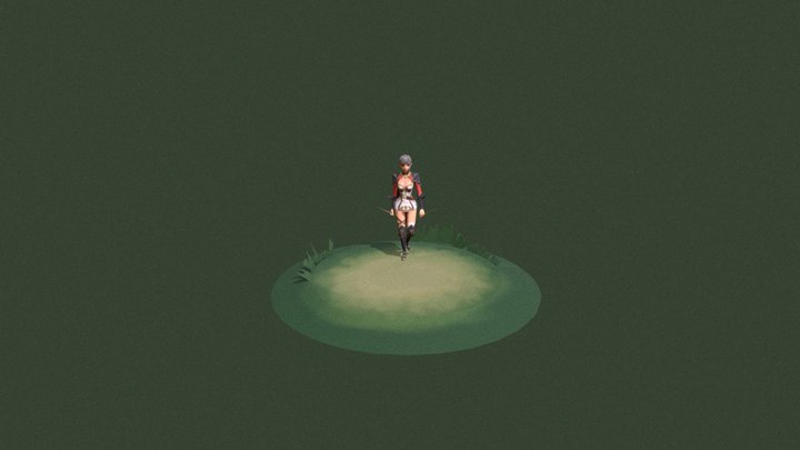 character 02 3D Model